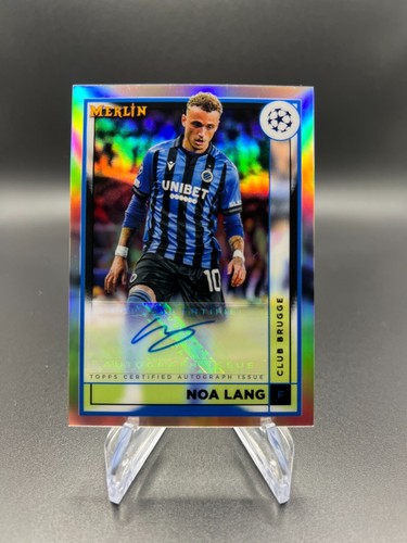 Noa Lang 2023 Topps Merlin Chrome Refractor