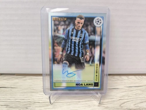 Noa Lang 2023 Topps Merlin Chrome Silver
