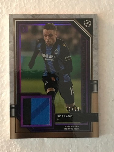 Noa Lang 2021 Topps Museum Ametista /99
