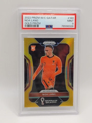 Noa Lang 2022 Panini Prizm World Cup Gold Prizm /10