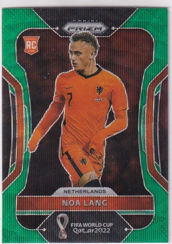 Noa Lang 2022 Panini Prizm World Cup Green Wave