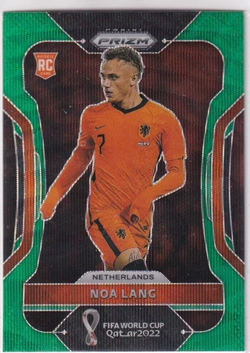 Noa Lang 2022 Panini Prizm World Cup Green Wave Prizm
