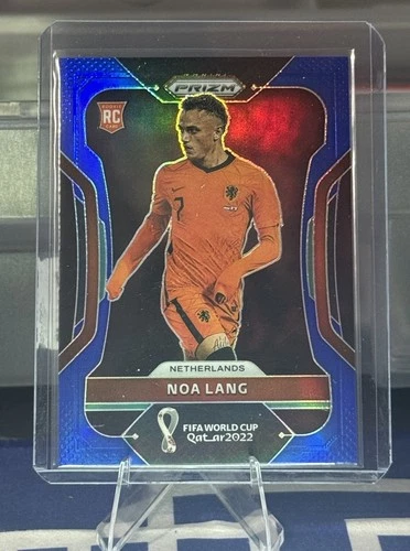 Noa Lang 2022 Panini Prizm World Cup Qatar Blue Prizm /299