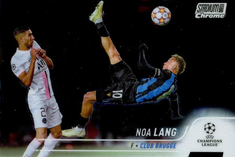 Noa Lang 2021 Topps Stadium Club Chrome UEFA 65