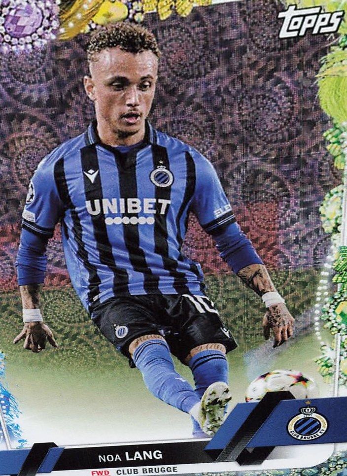 Noa Lang 2022 Topps UEFA Club Competitions Carnaval Edition