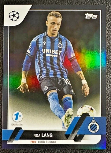 Noa Lang 2022 Topps UEFA Club Competitions Black Foilboard /10