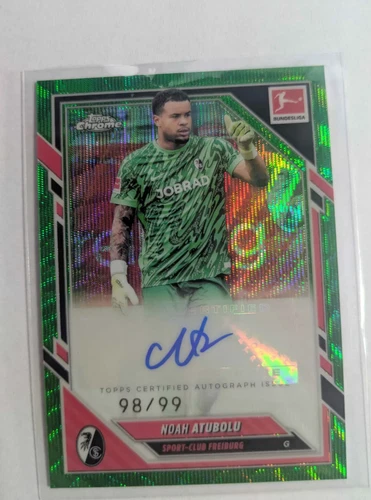 Noah Atubolu 2025 Topps Bundesliga Chrome Green /99