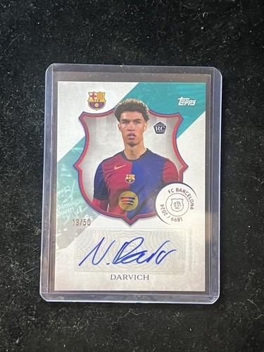 Noah Darvich 2024 Topps Barcelona 125 Anniversary Aqua /50