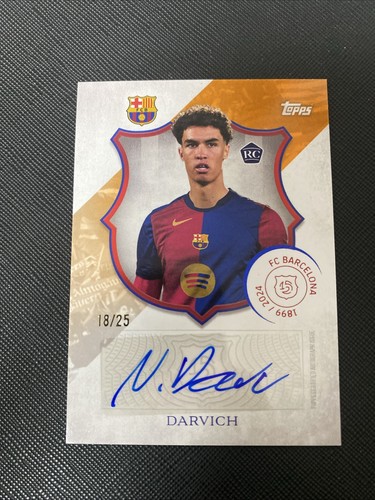 Noah Darvich 2024 Topps Barcelona 125th Anniversary /25