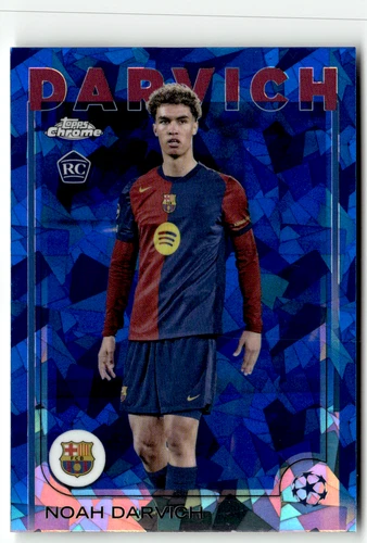 Noah Darvich 2025 Topps Champions League Chrome Sapphire Refractor
