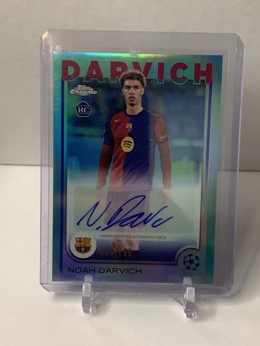 Noah Darvich 2025 Topps Chrome Aqua /199