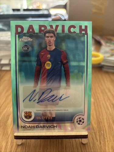 Noah Darvich 2024 Topps Chrome Aqua /199
