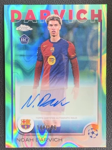 Noah Darvich 2024 Topps Chrome Aqua Lava Refractor /199