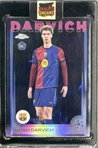 Noah Darvich 2024 Topps Chrome Black Refractor /10