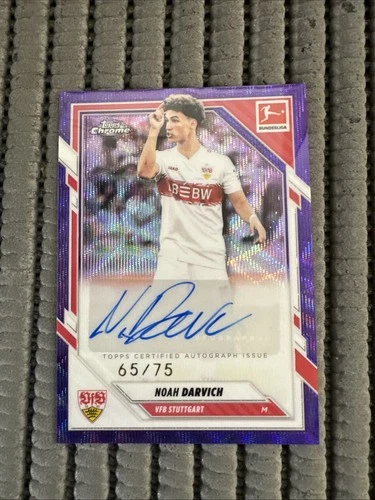Noah Darvich 2025 Topps Chrome Bundesliga /75
