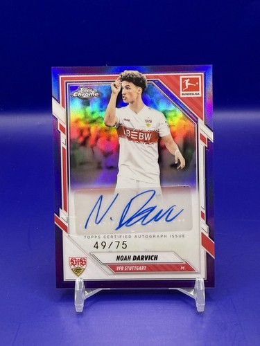 Noah Darvich 2025 Topps Chrome Bundesliga Purple /75