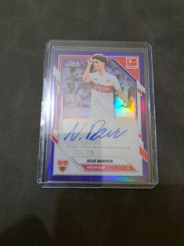 Noah Darvich 2025 Topps Chrome Bundesliga True Purple /75