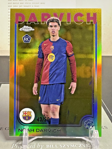 Noah Darvich 2024 Topps Chrome Gold Refractor /50