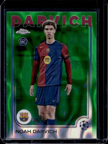 Noah Darvich 2024 Topps Chrome Green Lava Refractor /99