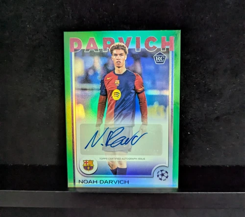 Noah Darvich 2024 Topps Chrome Green Refractor /99