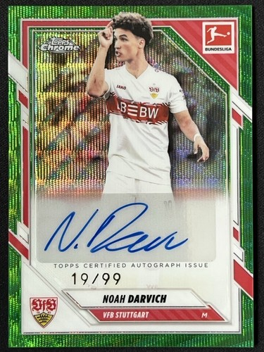 Noah Darvich 2026 Topps Chrome Green Wave /99