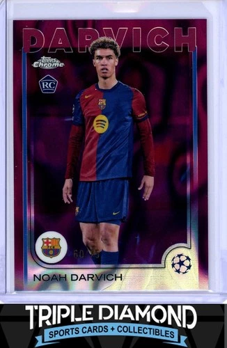 Noah Darvich 2024 Topps Chrome Magenta Lava Refractor /75