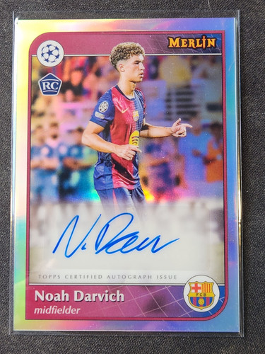 Noah Darvich 2024 Topps Chrome Merlin UEFA