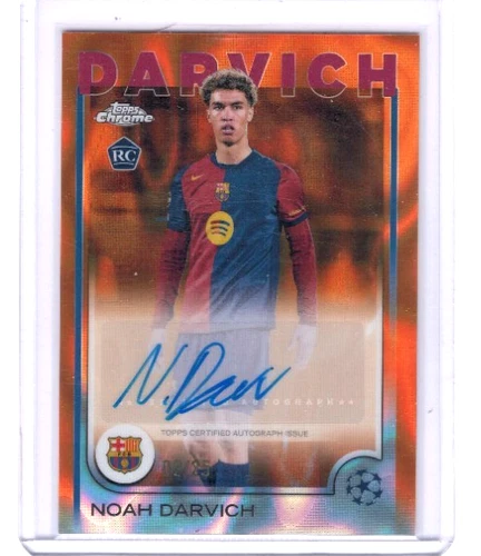 Noah Darvich 2024 Topps Chrome Orange Lava Refractor /25