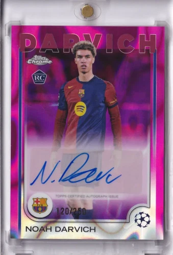 Noah Darvich 2024 Topps Chrome Pink /250