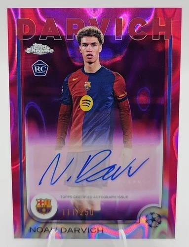 Noah Darvich 2024 Topps Chrome Pink Lava /250