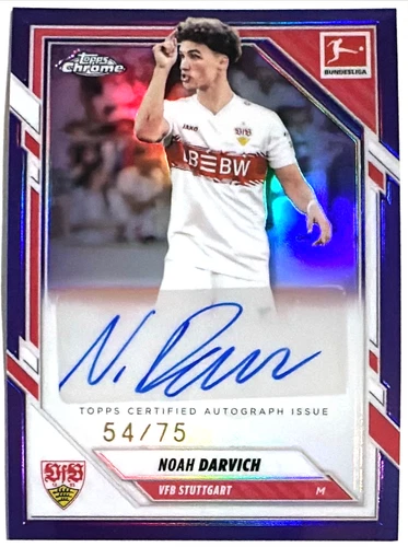 Noah Darvich 2025 Topps Chrome Purple /75