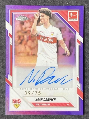 Noah Darvich 2026 Topps Chrome Purple Refractor /75