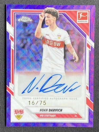 Noah Darvich 2025 Topps Chrome Purple Wave /75