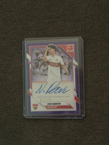 Noah Darvich 2025 Topps Chrome Purple Wave /75