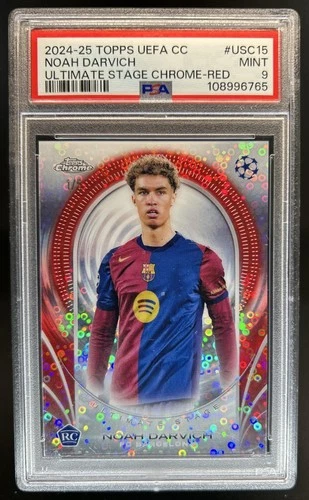 Noah Darvich 2024 Topps Chrome Red Refractor /5