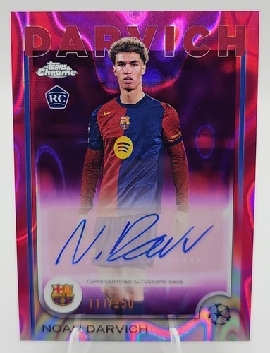 Noah Darvich 2024 Topps Chrome Rosa Lava /250