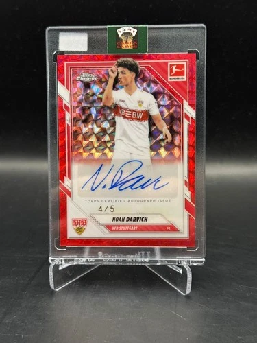 Noah Darvich 2025 Topps Chrome Rouge Géométrique /5