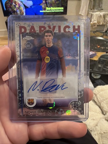 Noah Darvich 2025 Topps Chrome Silver Barcelona /99