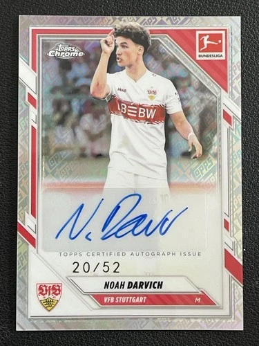 Noah Darvich 2026 Topps Chrome ToppsFractor /52