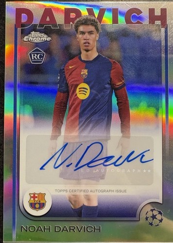 Noah Darvich 2024 Topps Chrome UEFA