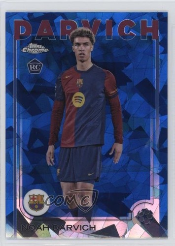 Noah Darvich 2024 Topps Chrome UEFA Club Competitions Sapphire Edition