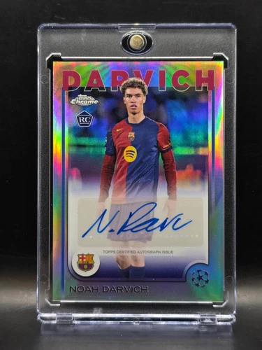 Noah Darvich 2025 Topps Chrome UEFA Refractor