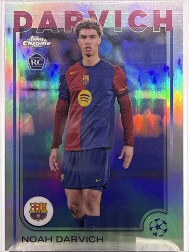 Noah Darvich 2024 Topps Cromo UEFA Refractor
