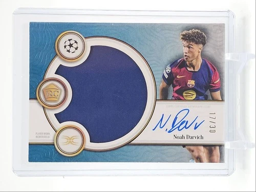 Noah Darvich 2024 Topps Definitive UEFA Blue /30