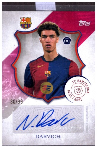 Noah Darvich 2024 Topps FC Barcelona 125° Anniversario /99