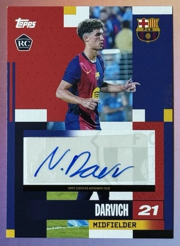 Noah Darvich 2024 Topps FC Barcelona Team Set
