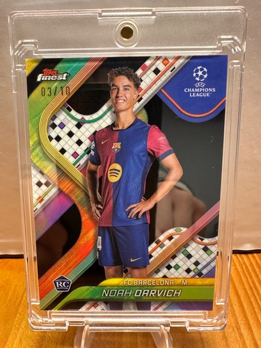 Noah Darvich 2024 Topps Finest Black Refractor /10