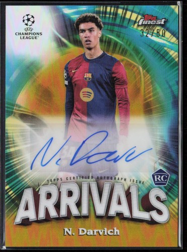 Noah Darvich 2024 Topps Finest Gold /50