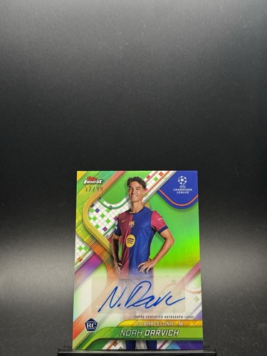 Noah Darvich 2024 Topps Finest Green Refractor /99