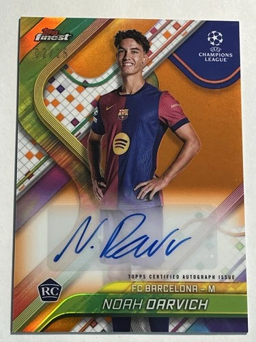 Noah Darvich 2024 Topps Finest Orange /25